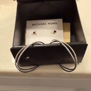 Michael Kors Silver Hoop Earrings